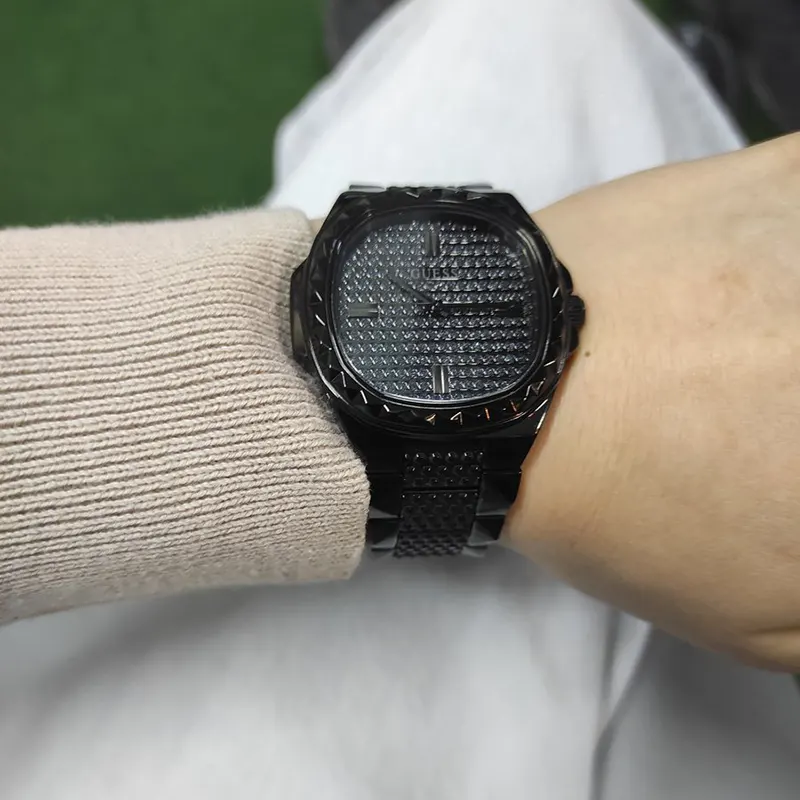 Guess Rebel Black Dial Couple Fashion Watch- GW0622G2/GW0601L2